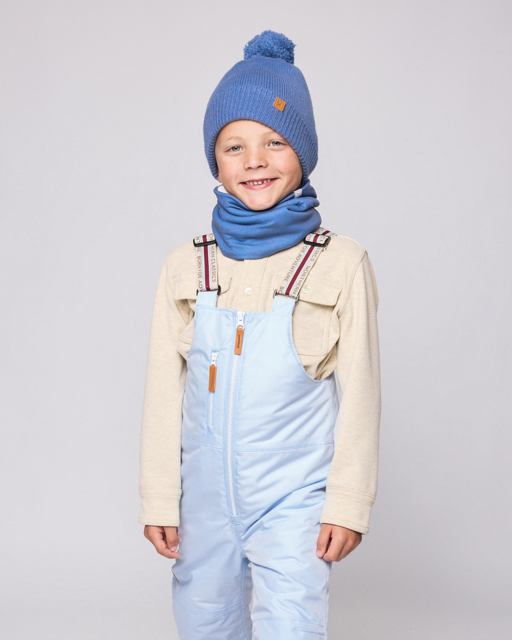 Women's Mountain Blue Fleece-Lined Neck Warmer