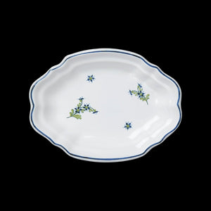 OTM Exclusive: Les Bleuets Vintage Petite Plate in Blue and Green