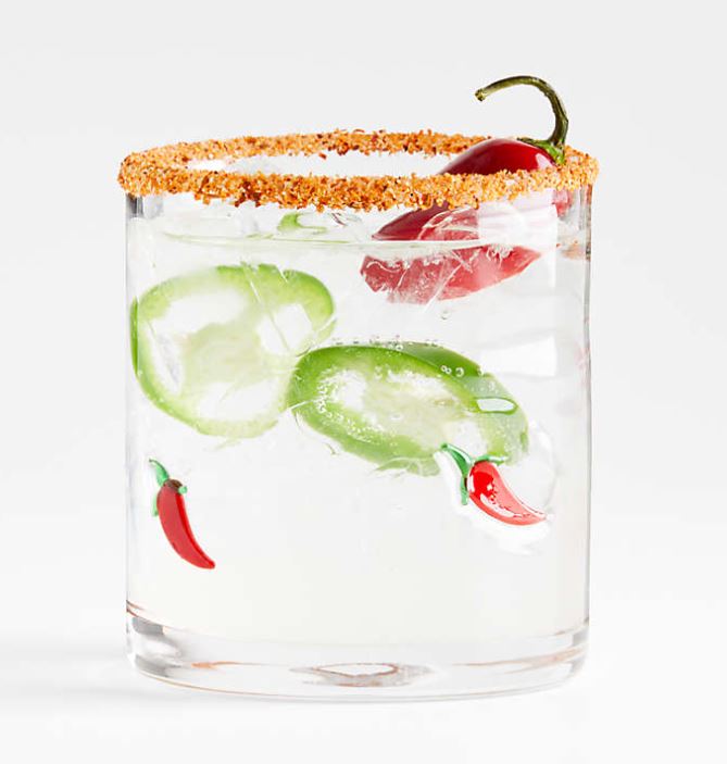 Chili Pepper Icon 14-Oz. Double Old-Fashioned Glass