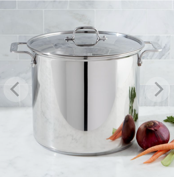 All-Clad © Stainless Steel 16-Qt. Stockpot with Lid