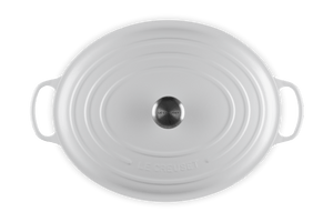 Signature Oval Dutch Oven in White 15.5 qt.