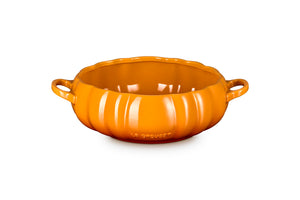 Le Creuset Pumpkin Serving Bowl, 4 qt., Persimmon