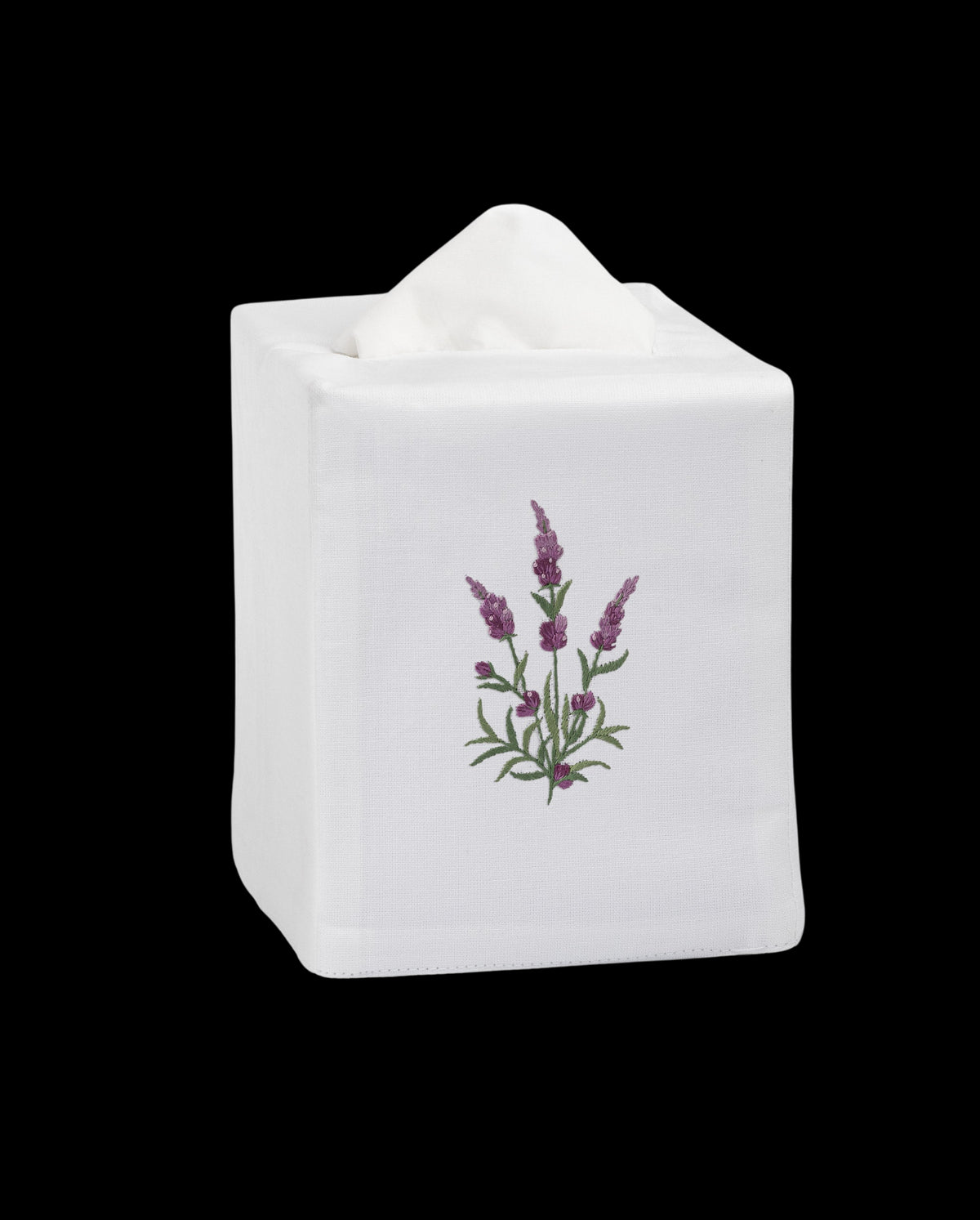 Lavender Botanical Tissue Box Cover