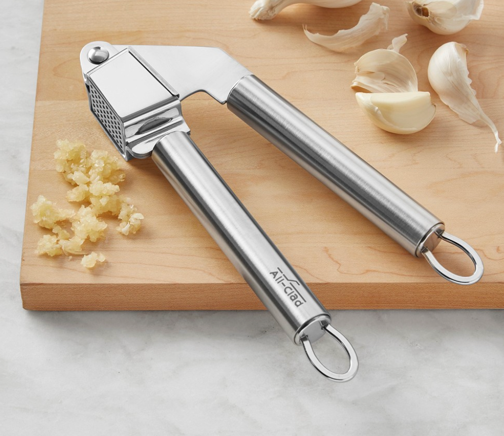 All-Clad Stainless-Steel Garlic Press
