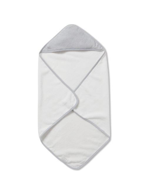 Baby Hooded Bath Towel, White