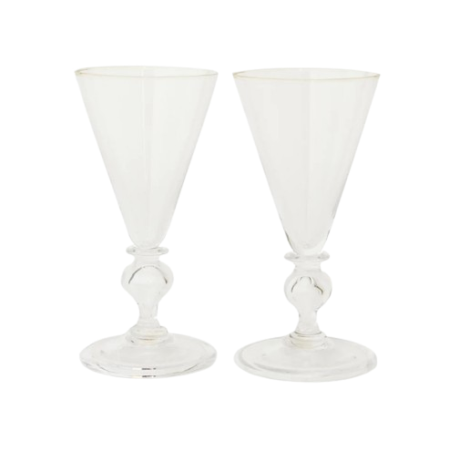 Beata Stemmed Wine Glass, Set of 2