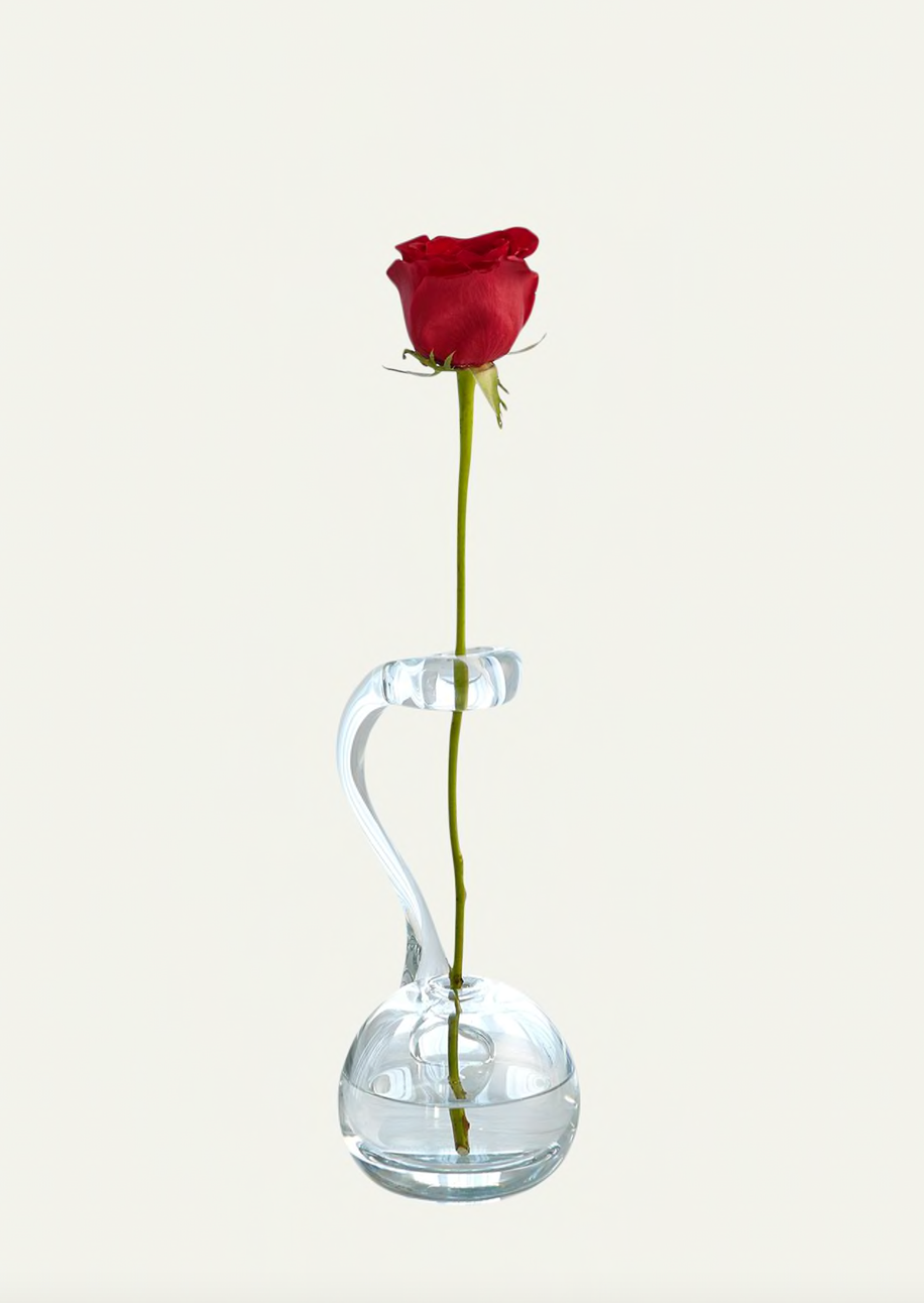 Ashley Childers for Global Views Clear Ring Flower Vase