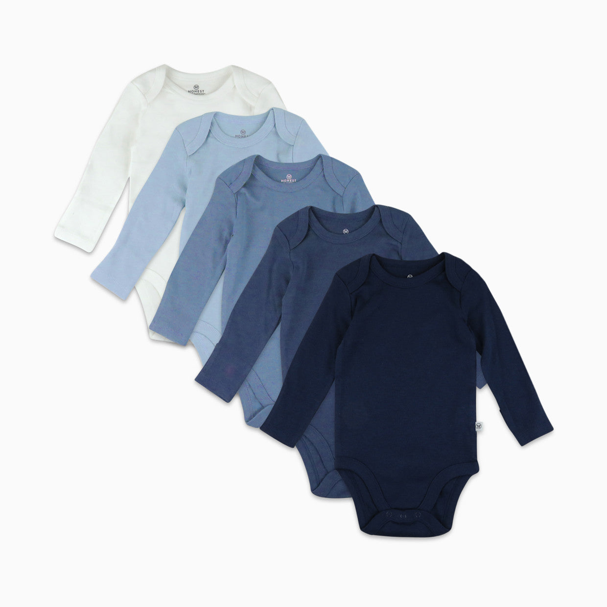 5-Pack Organic Cotton Long Sleeve Bodysuit