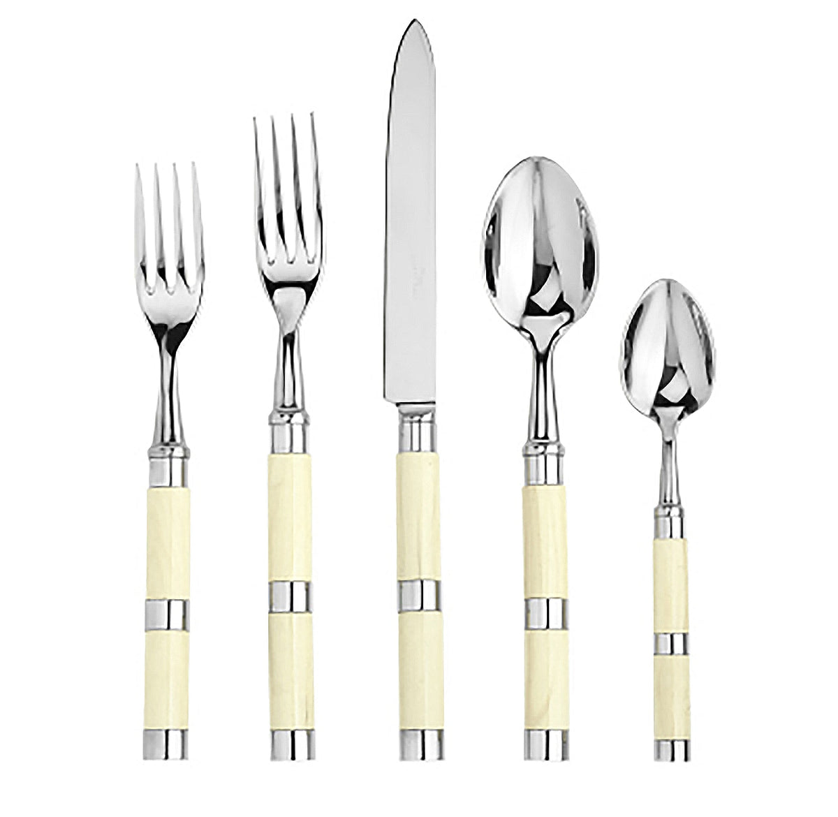 Alain Saint Joanis Carla Ivory 5-Piece Place Setting