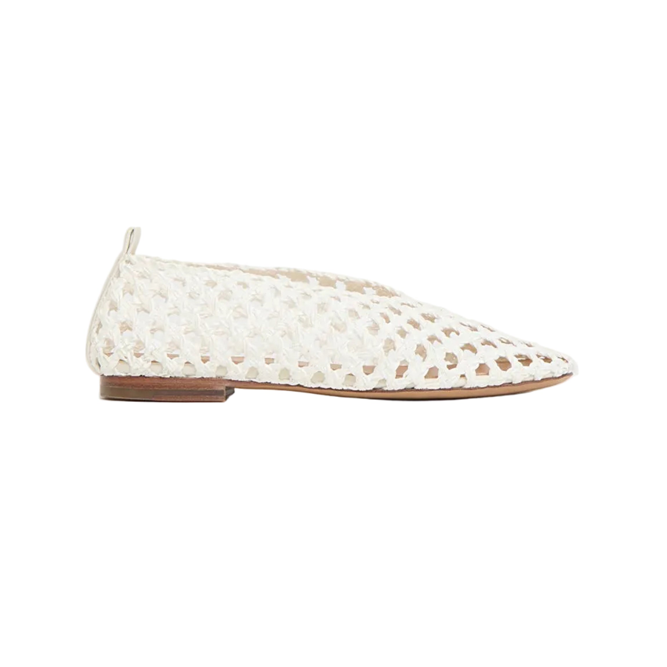 Woven Ballerina in White