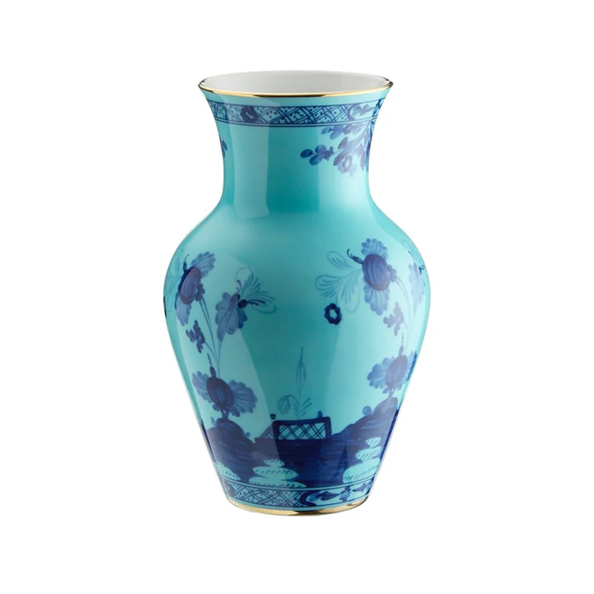 Oriente Italiano Ming Vase in Iris