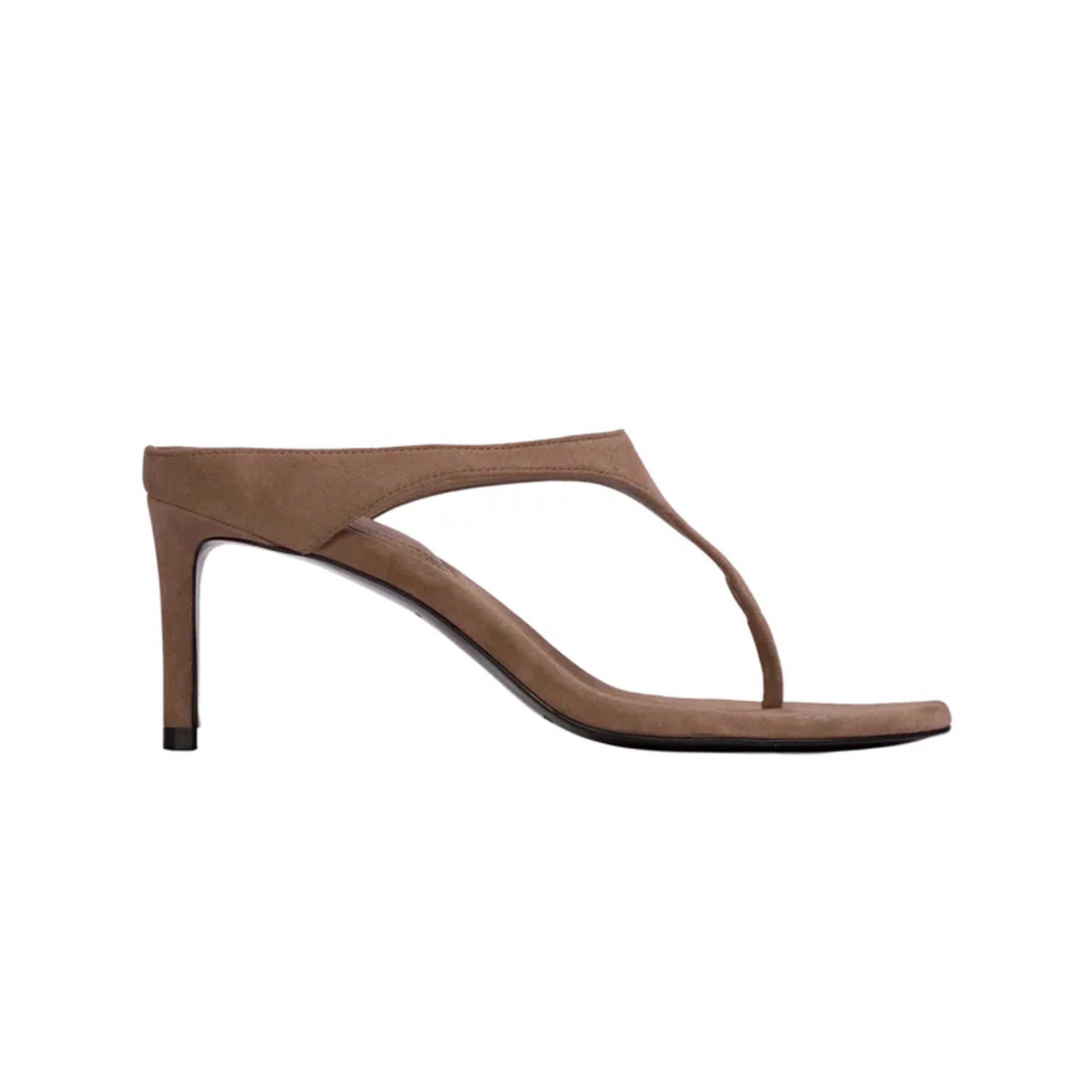 Laurel 65 Mule in Taupe Suede