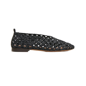 Woven Ballerina in Black