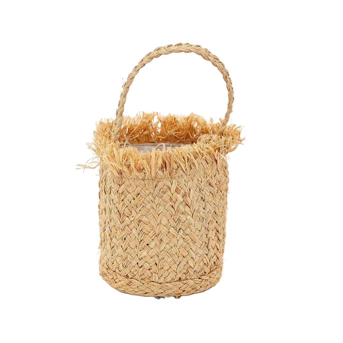 Margo Mini Fringe Bag in Natural