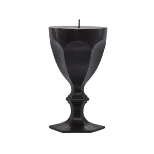 Harcourt Glass Candle in Black
