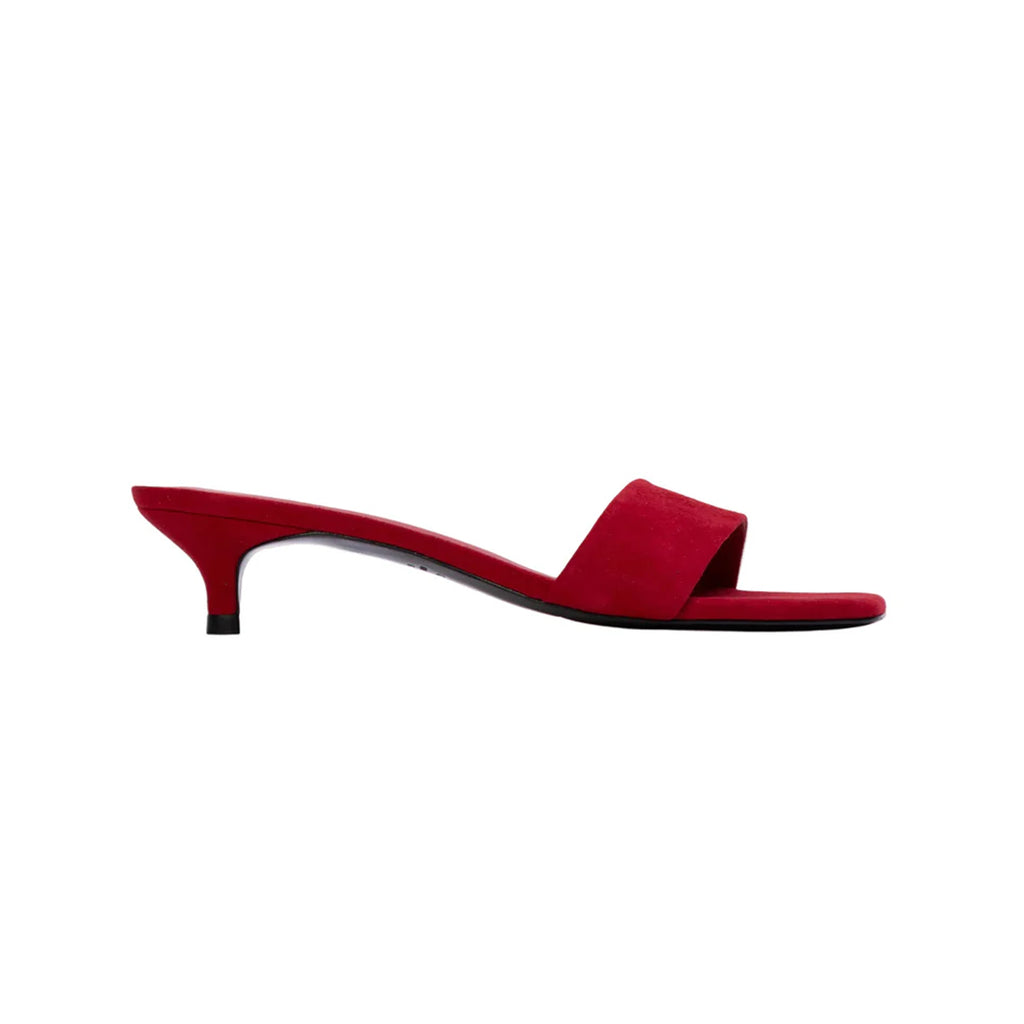 Avery 35 Mule in Cherry Suede