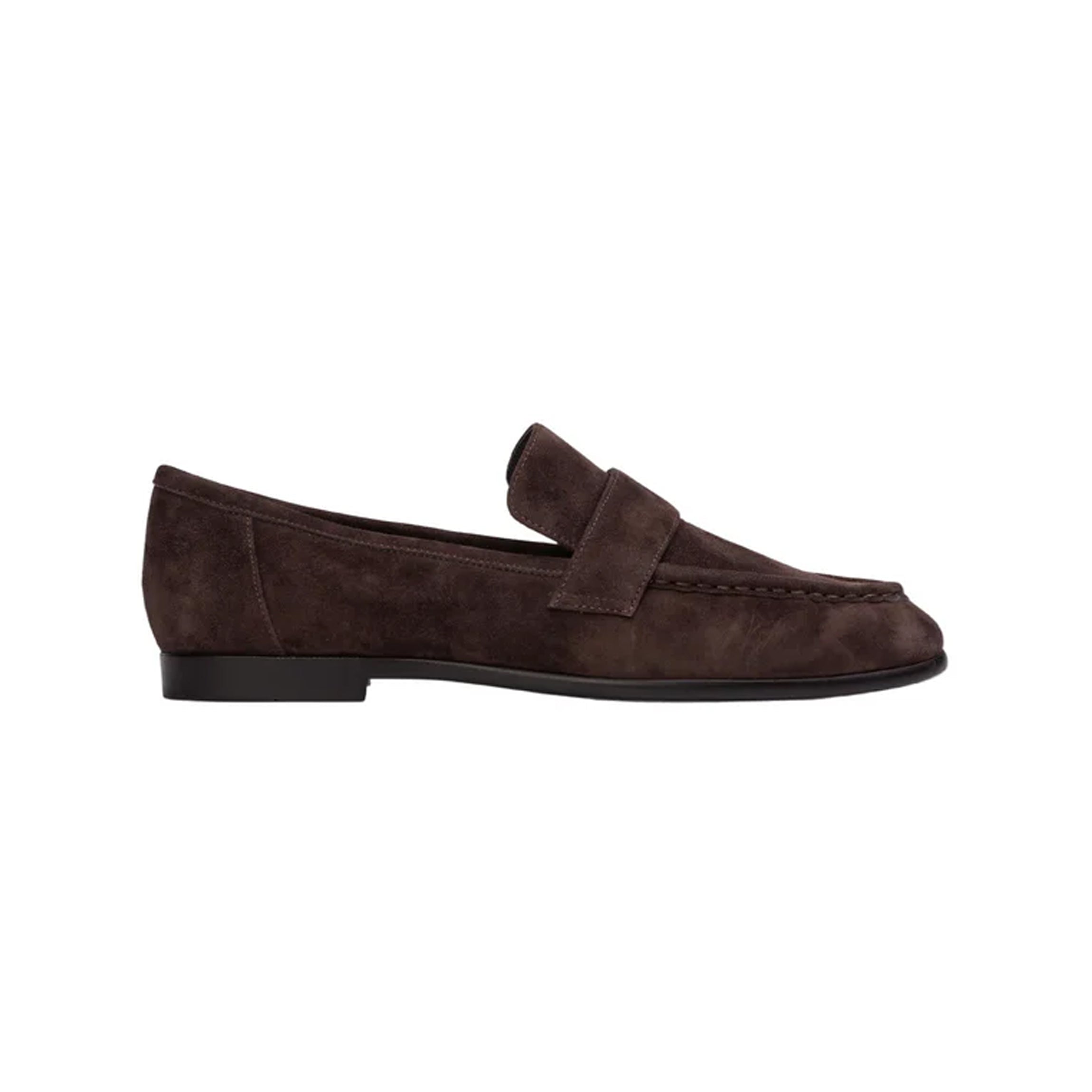 Arrow Loafer in Hot Fudge Suede