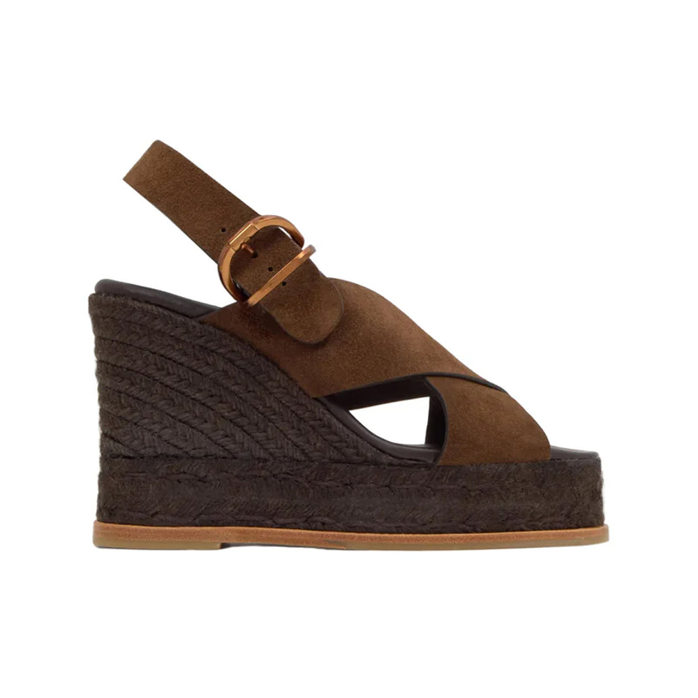 Betina 8ED Espadrille in Chocolate Brown