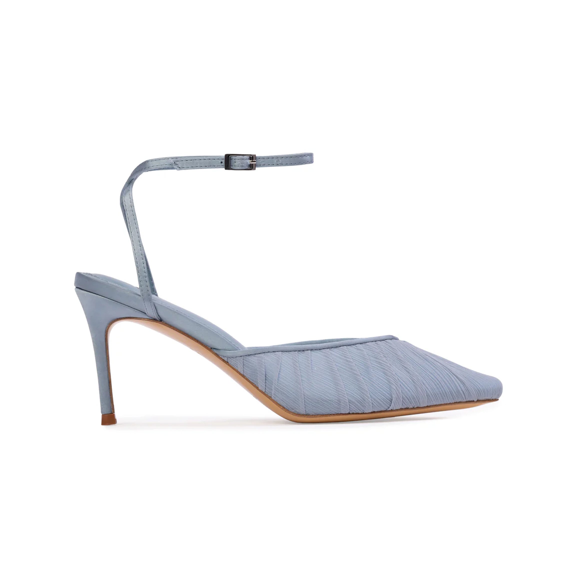 Melody 80 Pump in Ashley Blue Tulle