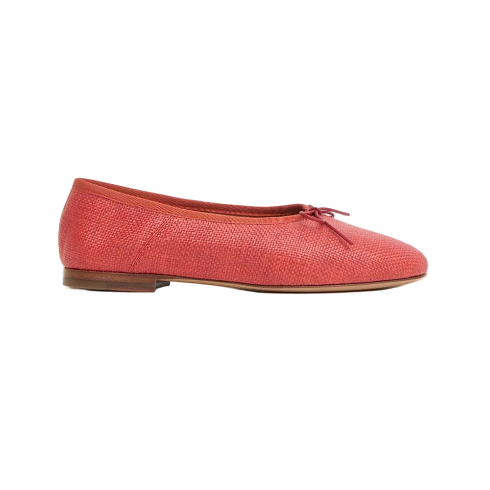 Dream Ballerina in Pomodoro Smooth Raffia