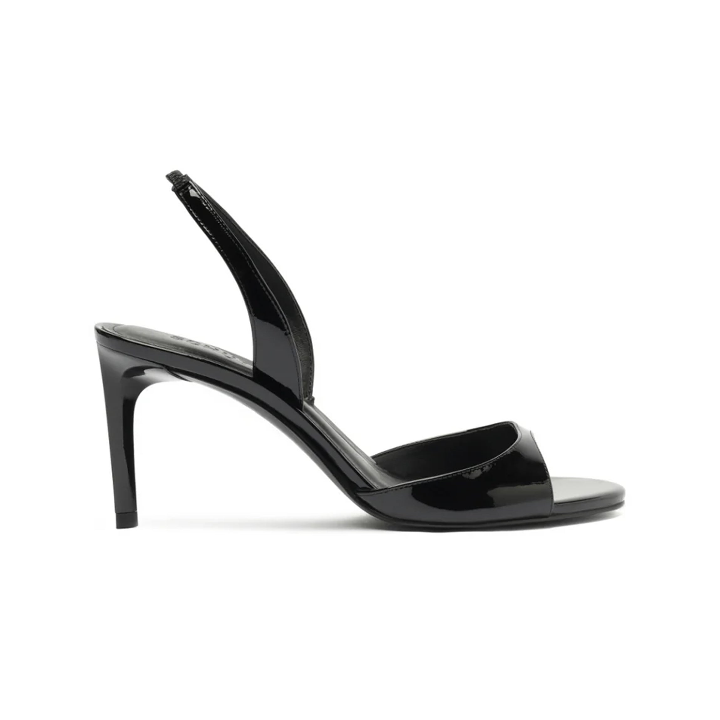 Scarlett Sling Mid Sandal in Black