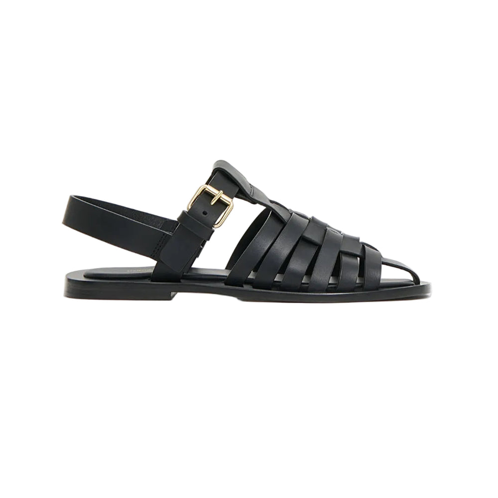 Netta Sandal in Black