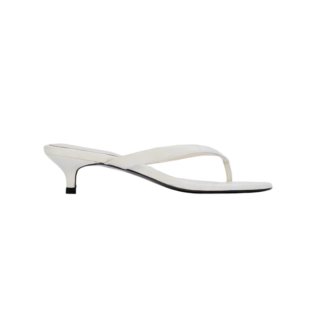 Kendal 35 Mule in Coconut Croc Patent Leather