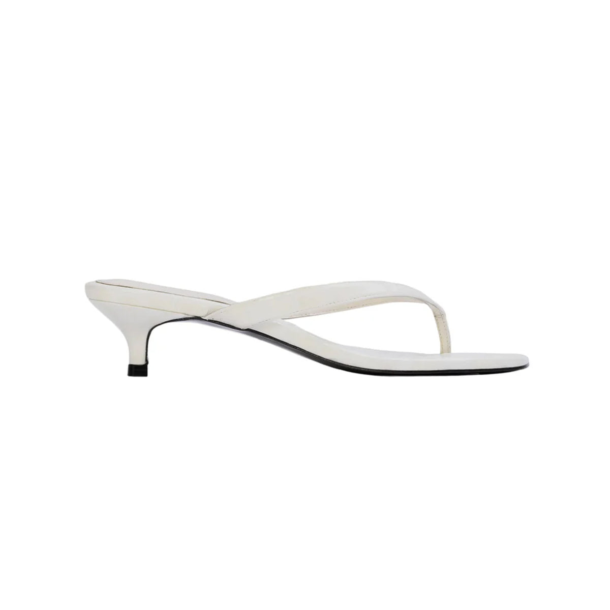 Kendal 35 Mule in Coconut Croc Patent Leather