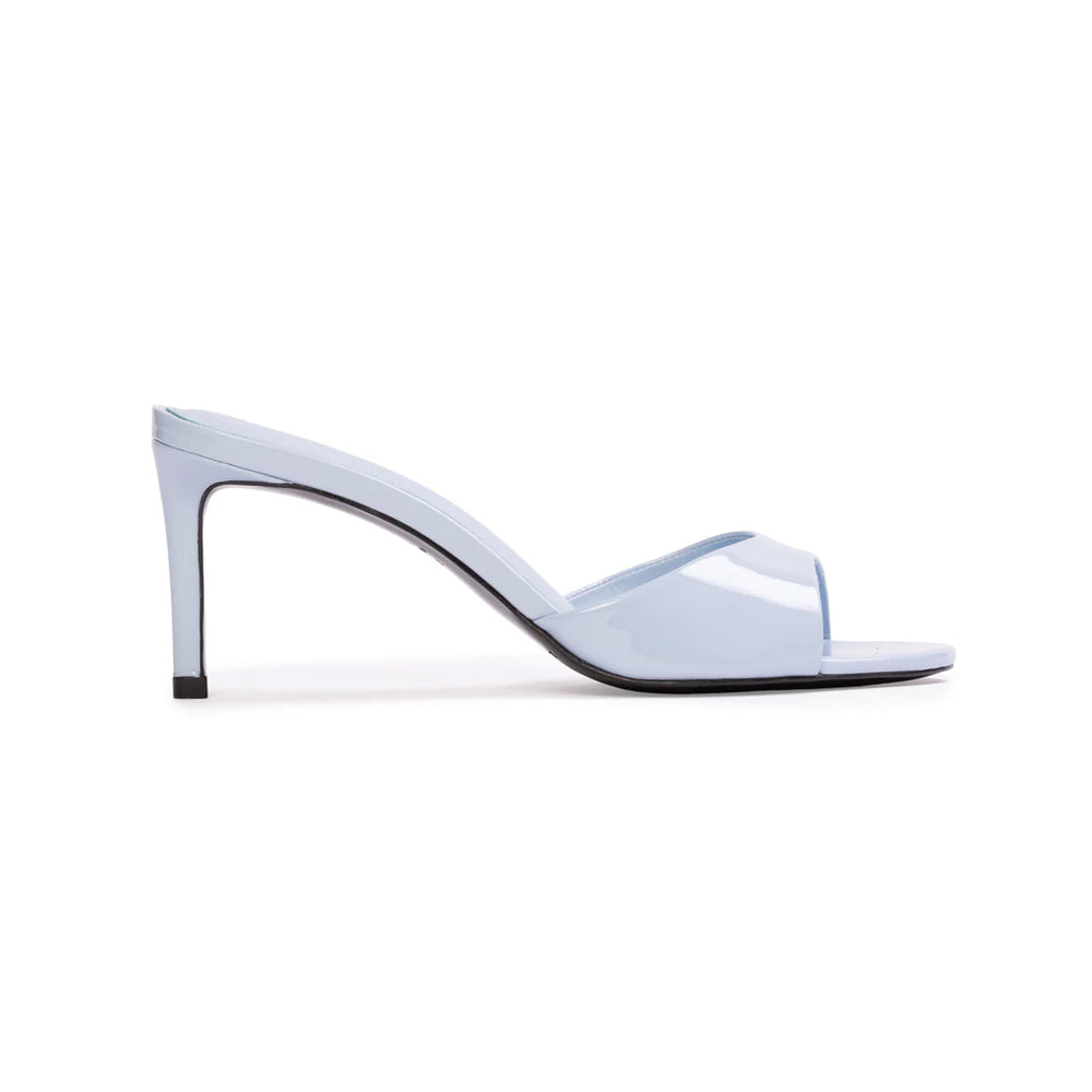 Freddie 65 Mule in Sky Blue Patent Leather