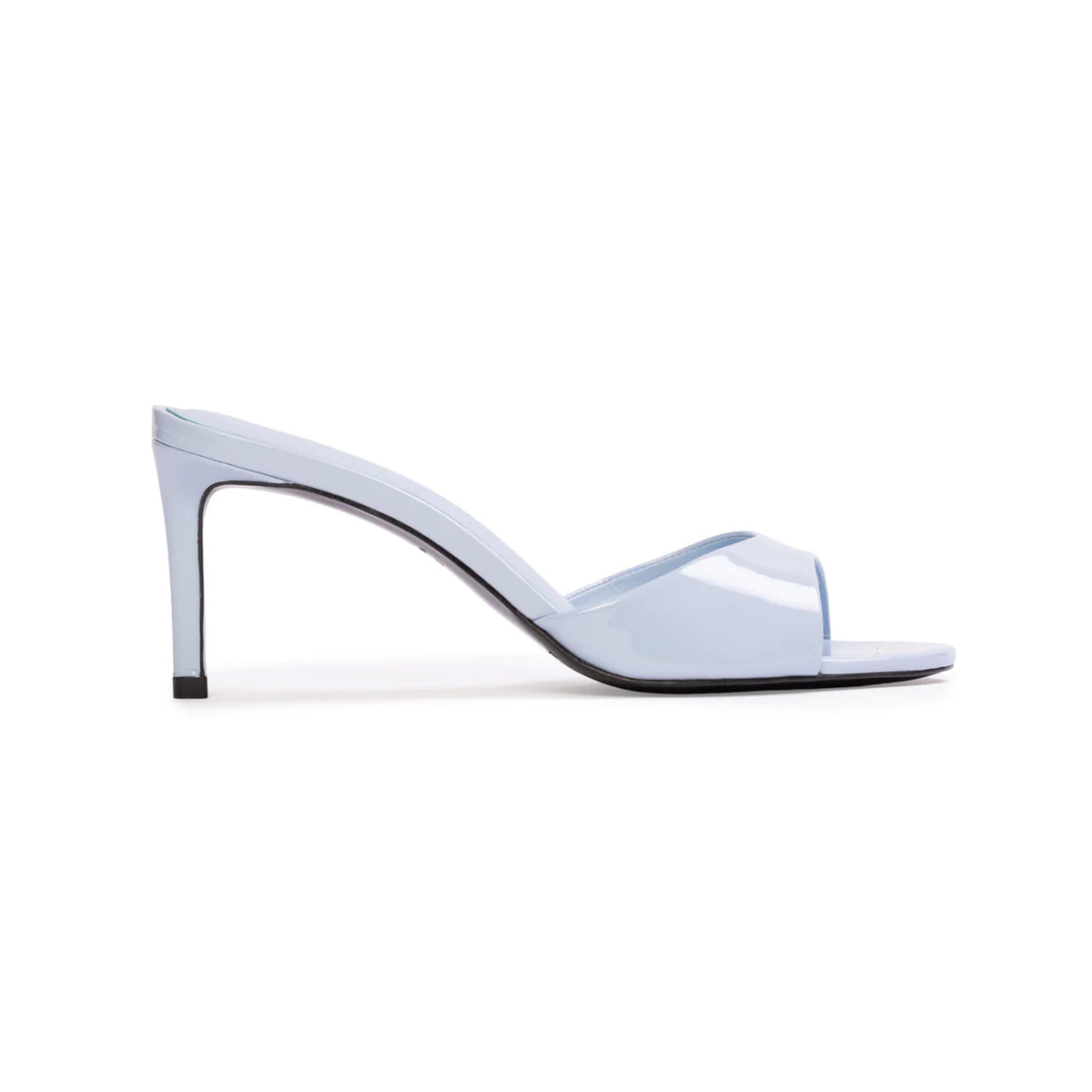 Freddie 65 Mule in Sky Blue Patent Leather