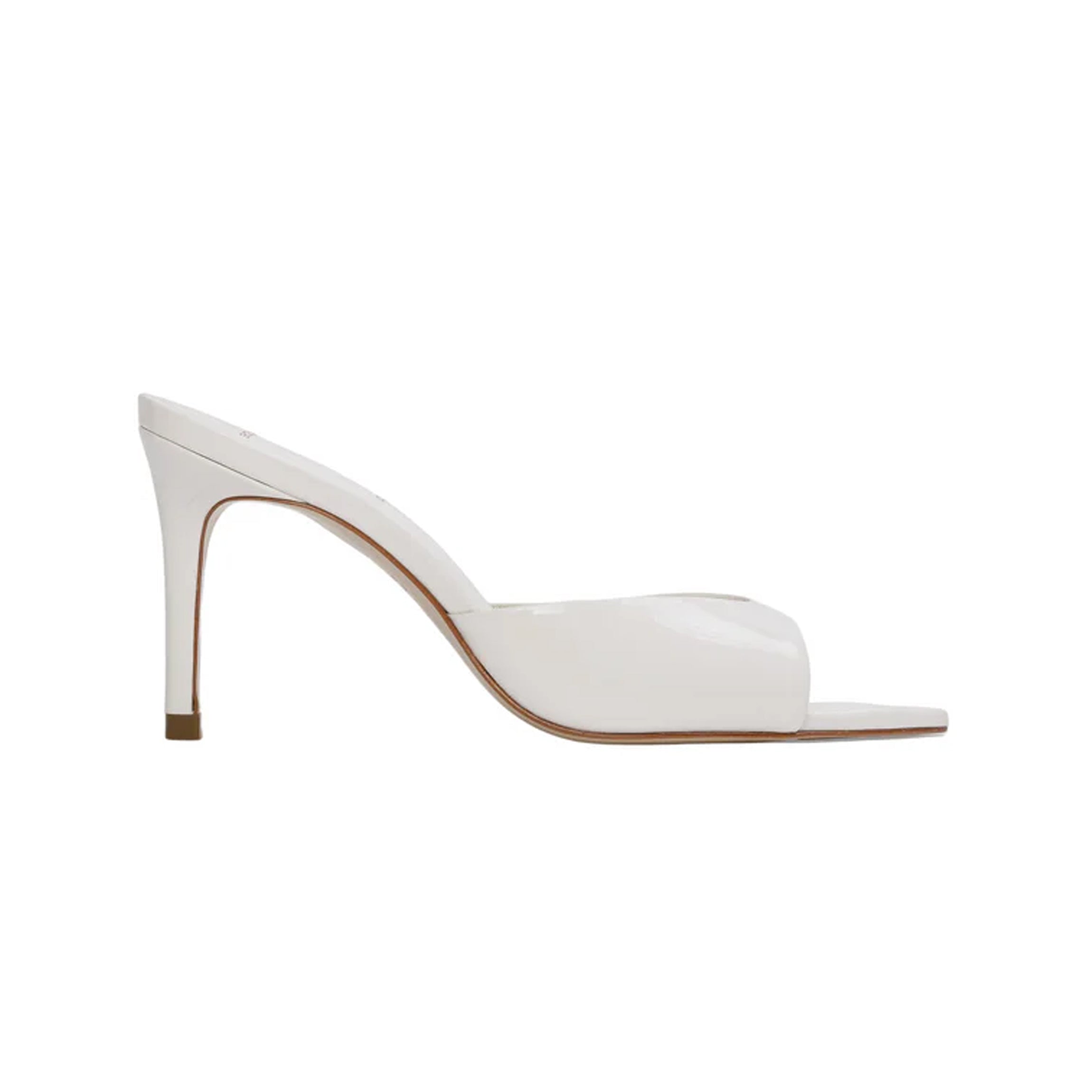 Brea 80 Mule in Coconut Patent Leather