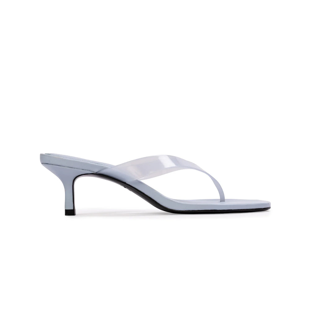 KG 50 Mule in Sky Blue Leather/Sky Blue PVC