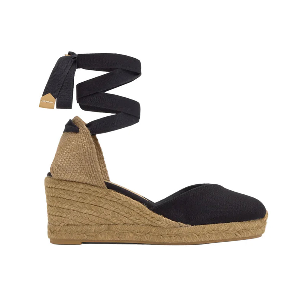 Chiara 6 Espadrille in Black