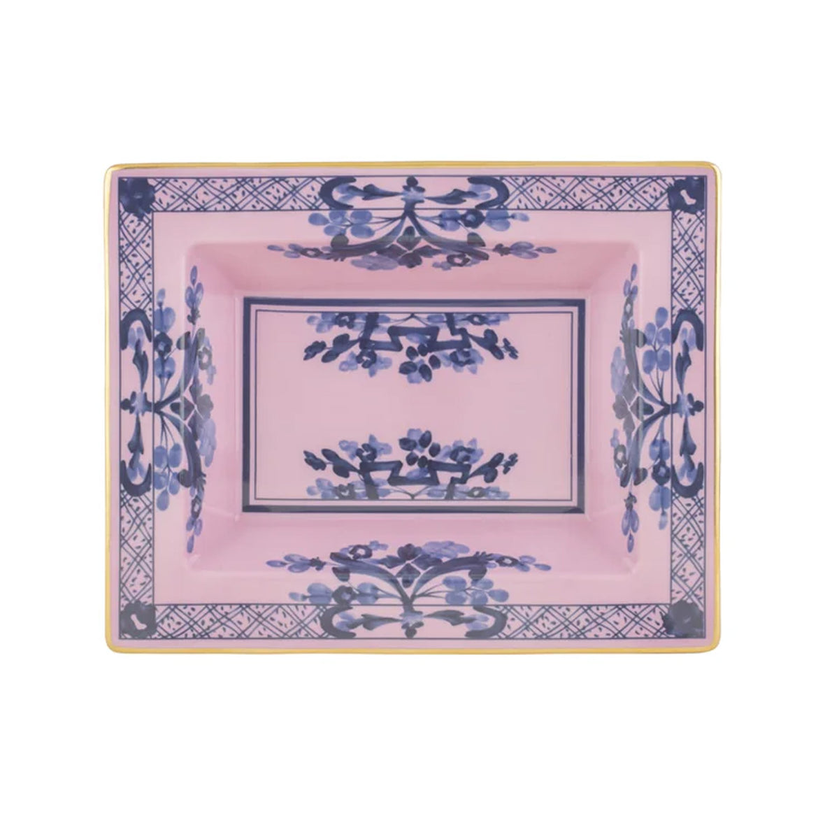 Oriente Italiano Rectangular Vide Poche in Azalea