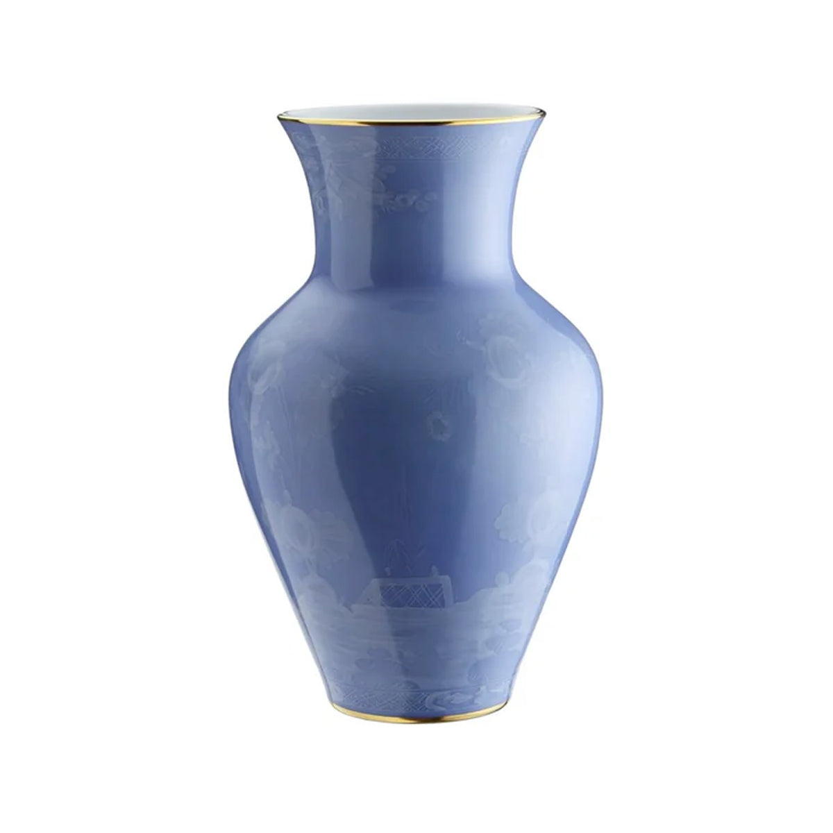 Oriente Italiano Ming Vase in Pervinca