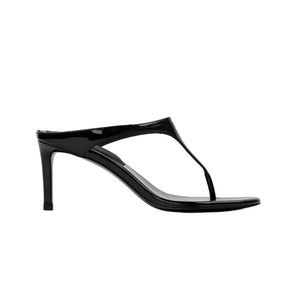 Laurel 65 Mule in Black Patent Leather