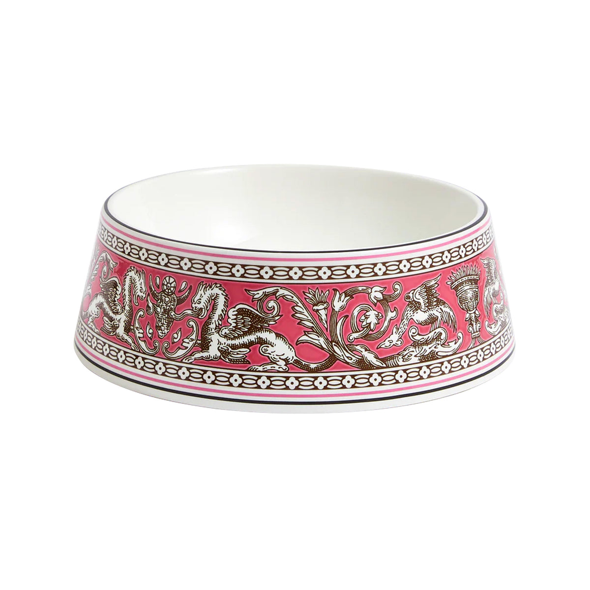Florentine Fuchsia Pet Bowl 8.2"