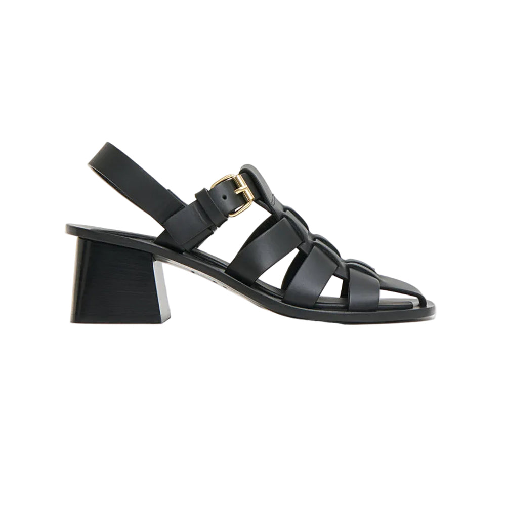 Fisherman Heel in Black