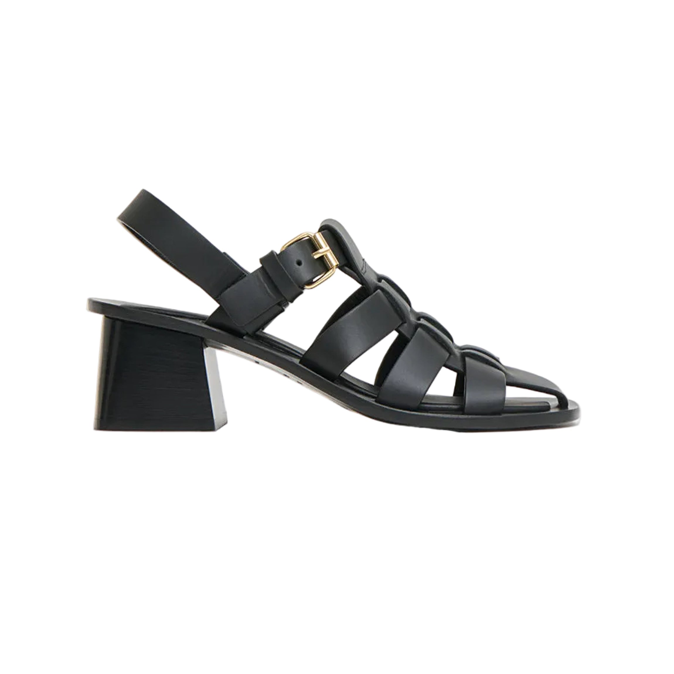 Fisherman Heel in Black