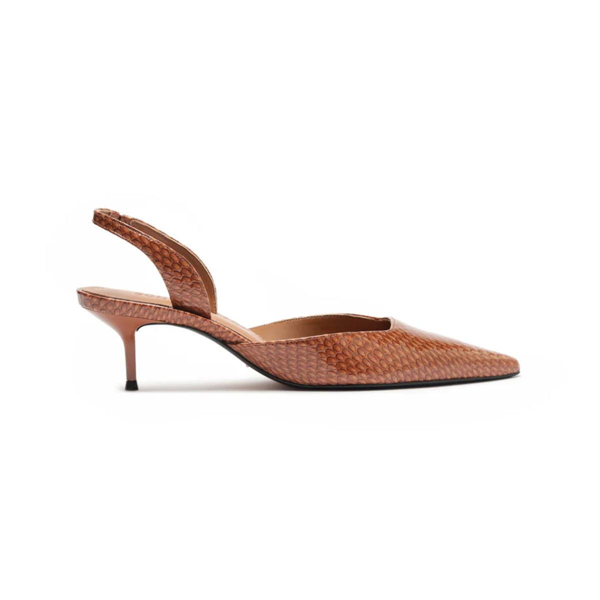 Paola Mid Sandal in Miele