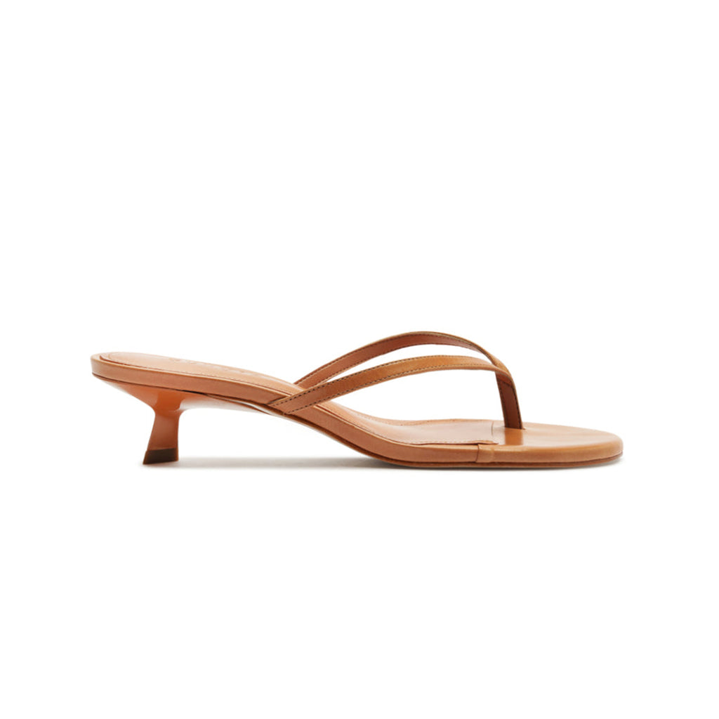 Carolyn Leather Sandal in Earth Clay