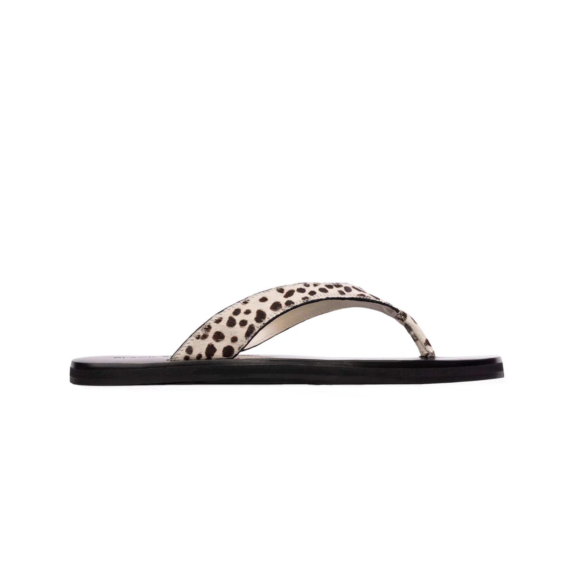 Bae Sandal in Dotted Cheetah Pony Hair