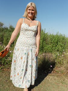 Lydia Dress x Sadie Loving in Blanc Bouquet