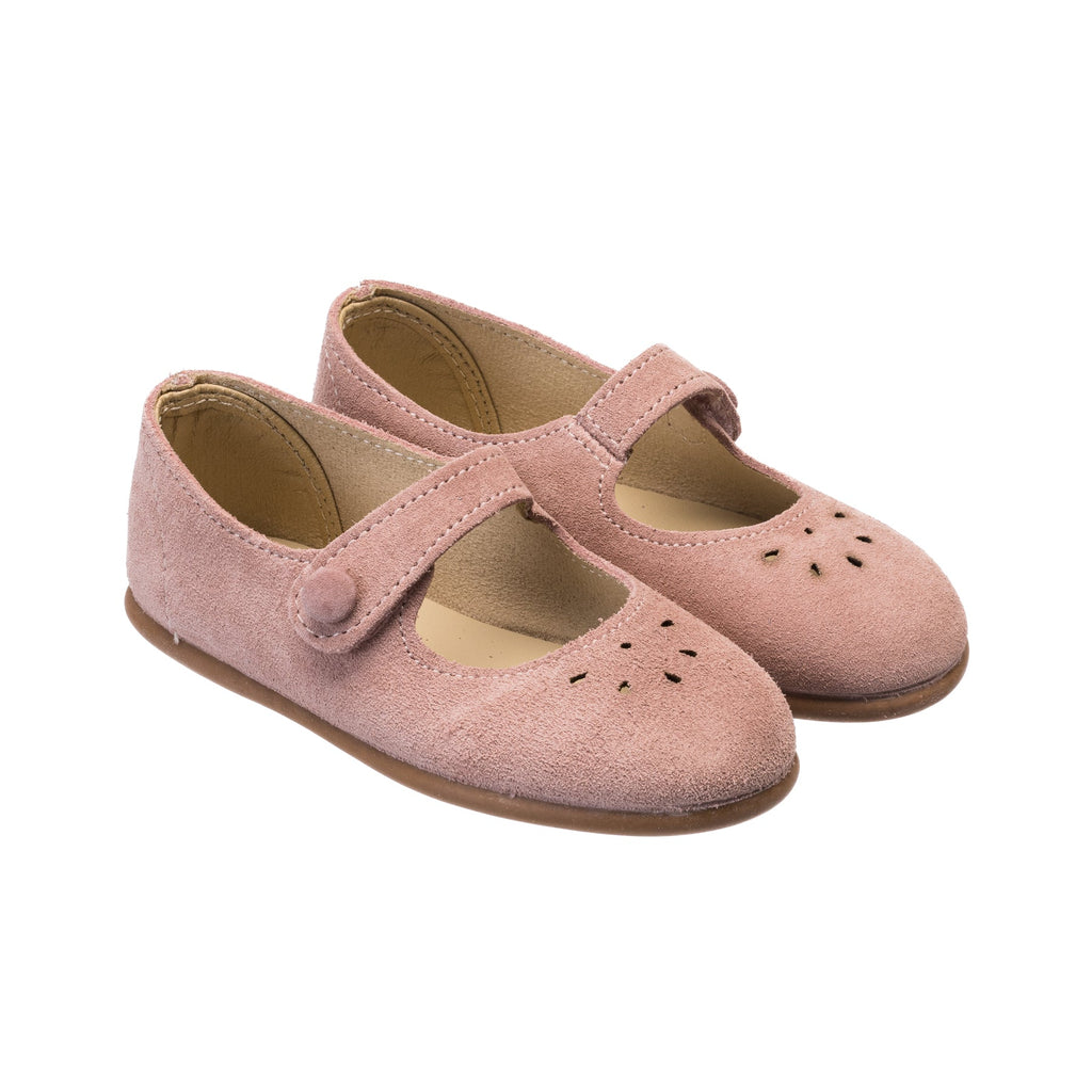 Andi Mary Jane Suede Rose