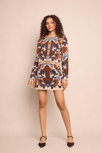 Lindy Skirt in Mira Stone