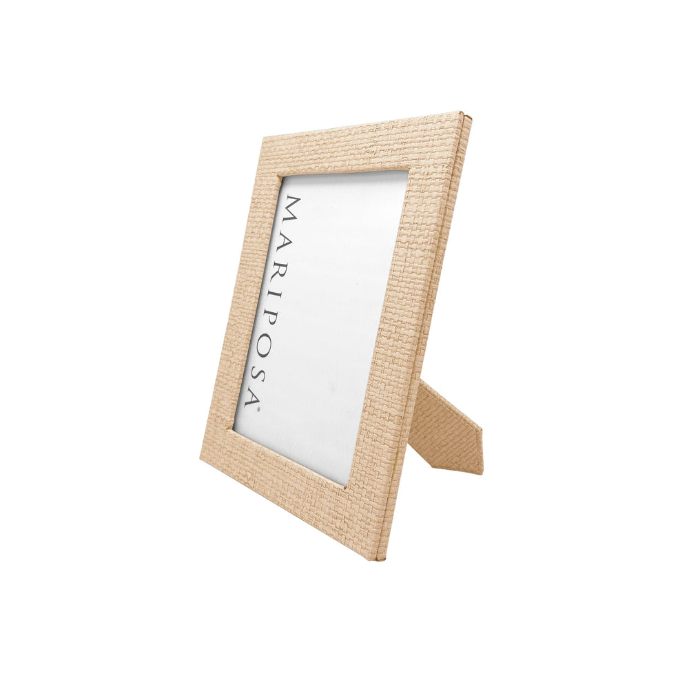 Coconut Grove Faux Grasscloth 5x7 Frame
