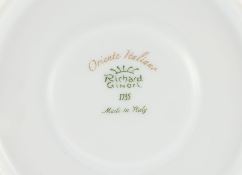 Oriente Italiano Antico Doccia Tea Cup in Meringa