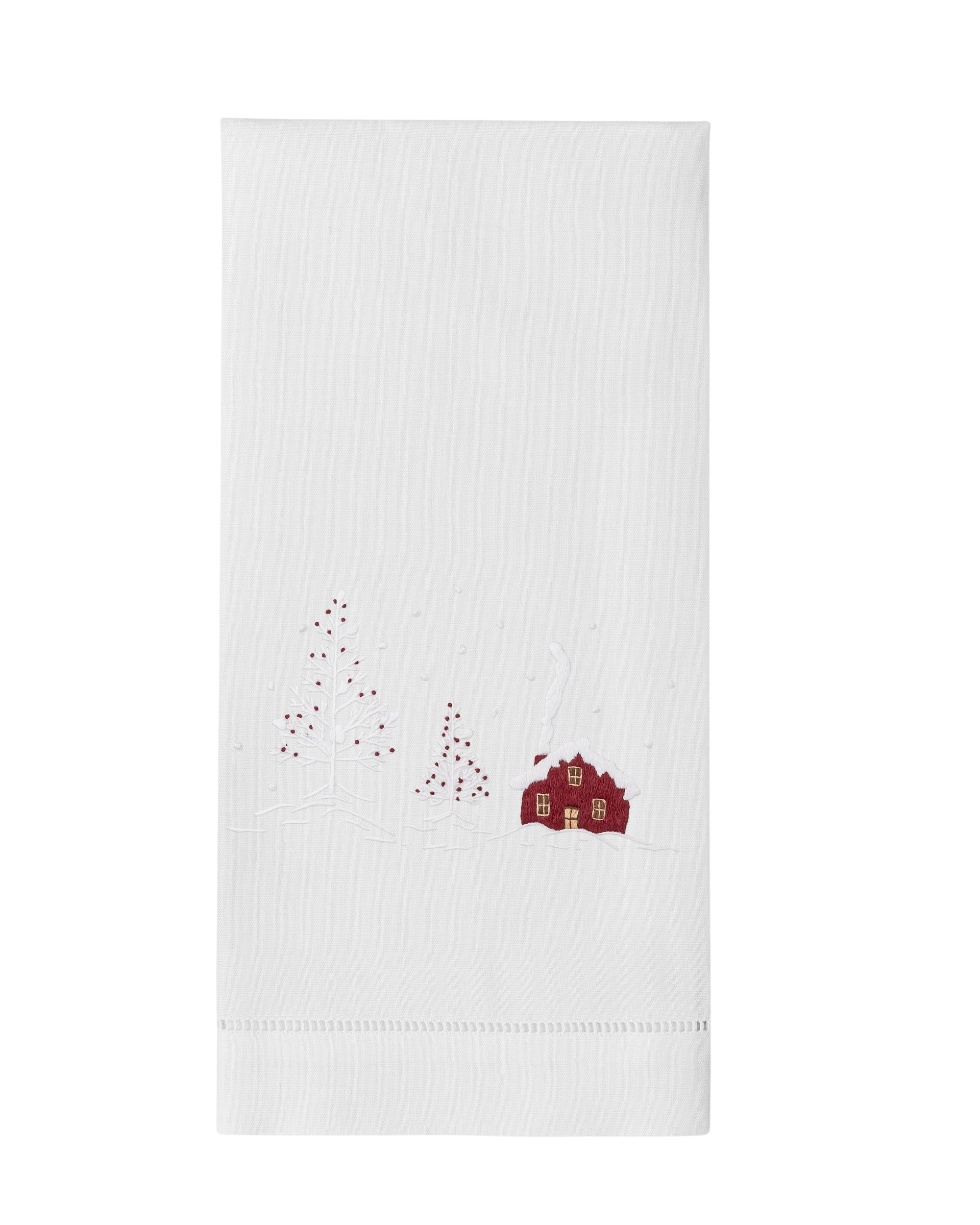 Little Red House Hand Towel