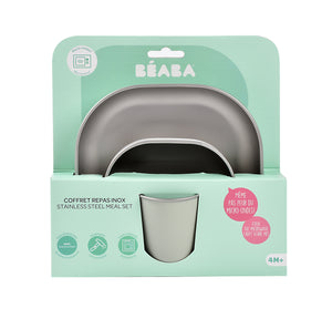 Stainless Steel Meal Set in Sage Green