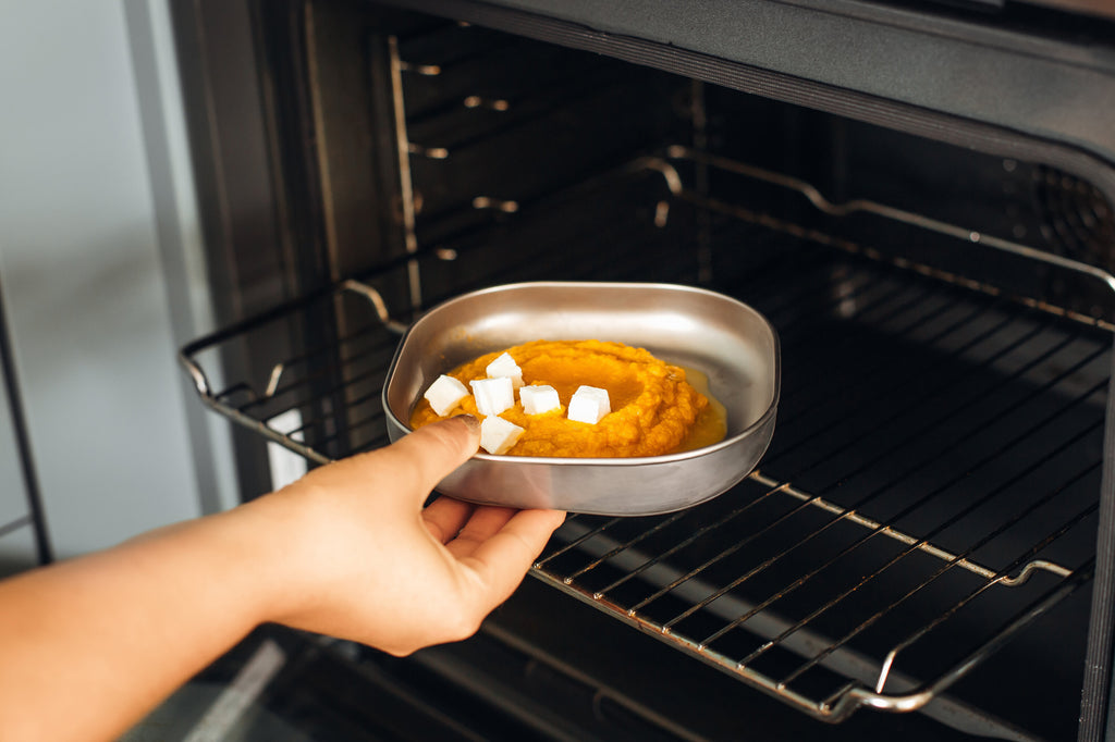 Stainless Steel Meal Set in Sage Green
